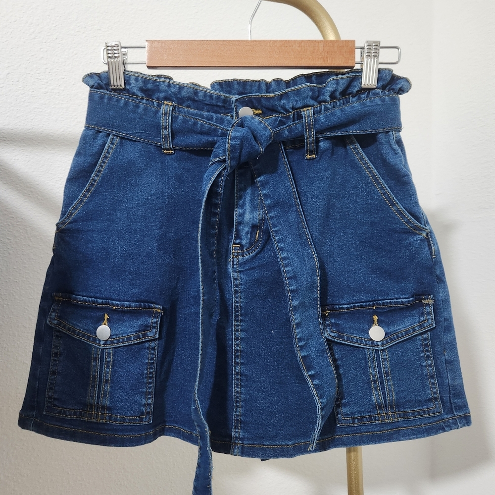 Denim Skorts, NWOT